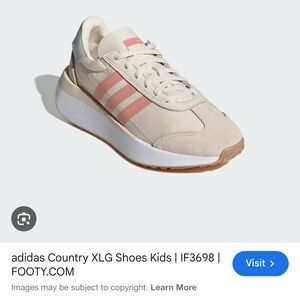 Adidas Kids Sneakers in Cream and Pink